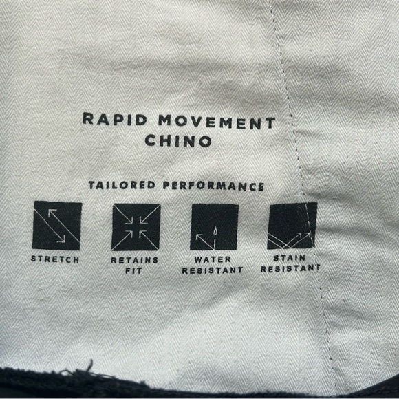 Banana Republic Pants Men 32x32 Black Fulton Chino Flat Front Classiccore Preppy - Picture 8 of 11